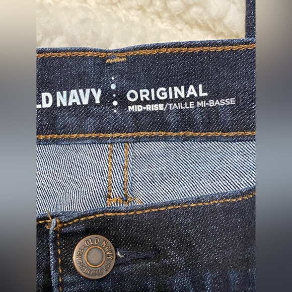 Old navy Women's Dark Blue Jeans Size 14 - Picture 6 of 9